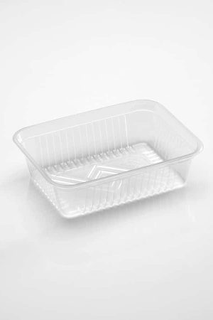 BANDEJA PP MICRO 102 NAT- NEG PESADA PAQ X 100 U COTNYL 150X108X45 MM